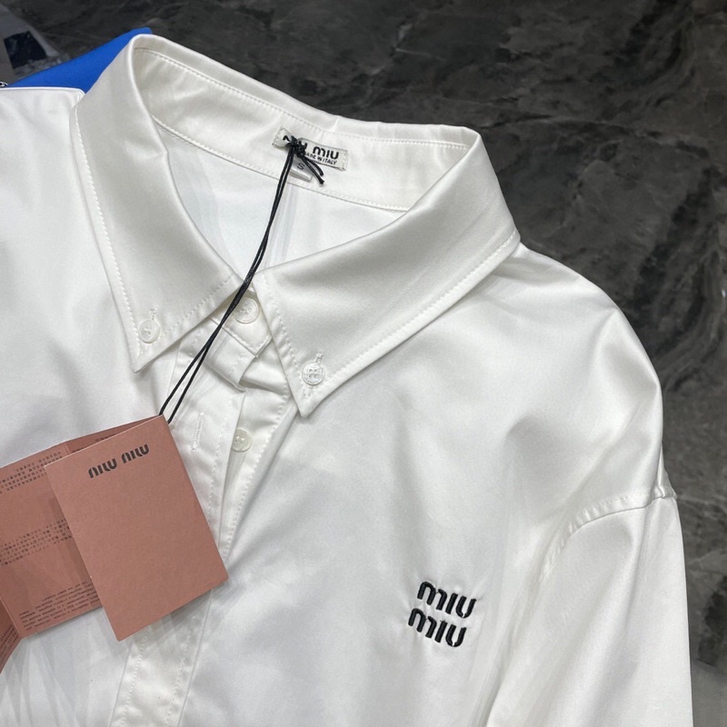 Áo sơ mi nữ cao cấp thương hiệu Miu Miu cao cấp