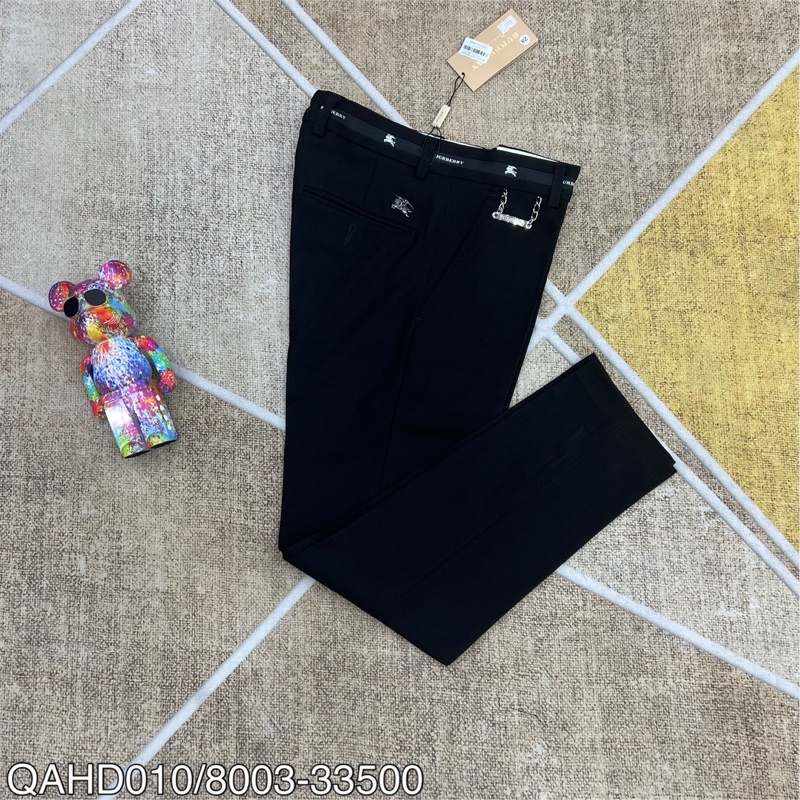 Quần âu nam ống côn hàn quốc cao cấp, Quần tây âu thêu logo phong cách trẻ