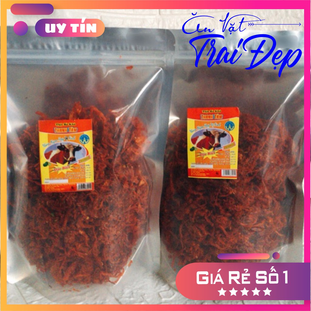 1KG KHÔ BÒ SỢI DÀI - Trai Đẹp Snack | BigBuy360 - bigbuy360.vn