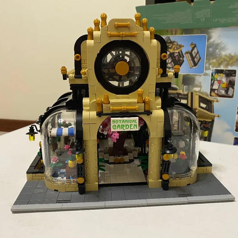 Đồ chơi giáo dục Lắp Ráp mô hình 16019 Botanical Park Or Botanical Garden With Light Parts