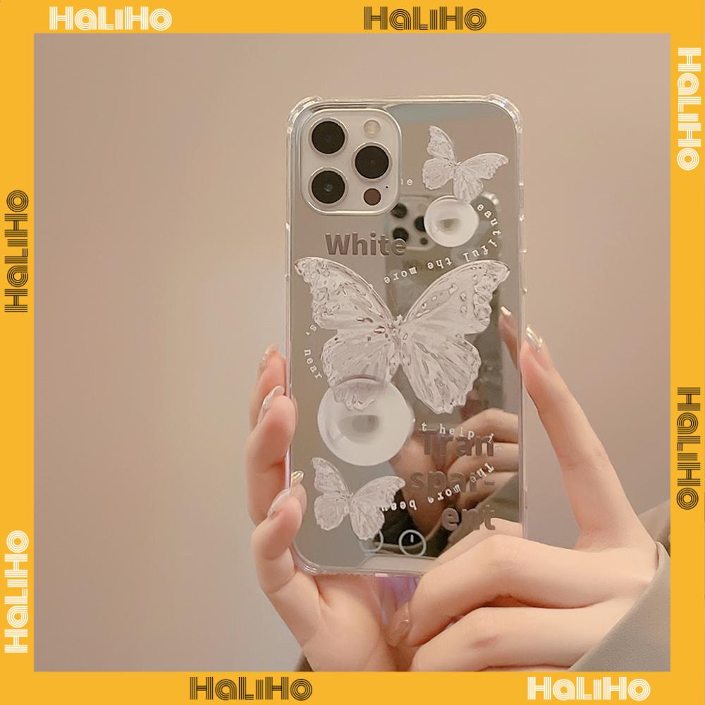 Ốp điện thoại Acrylic tráng gương chống sốc bảo vệ camera thích hợp cho iPhone 11 13 Pro Max 12 Pro Max 7 Plus xr