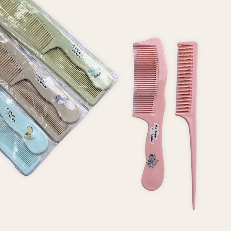 Bộ 2 Lược Chải Tóc Chống Tĩnh Điện Hình Hoạt Hình Dễ Thương Cho Bé