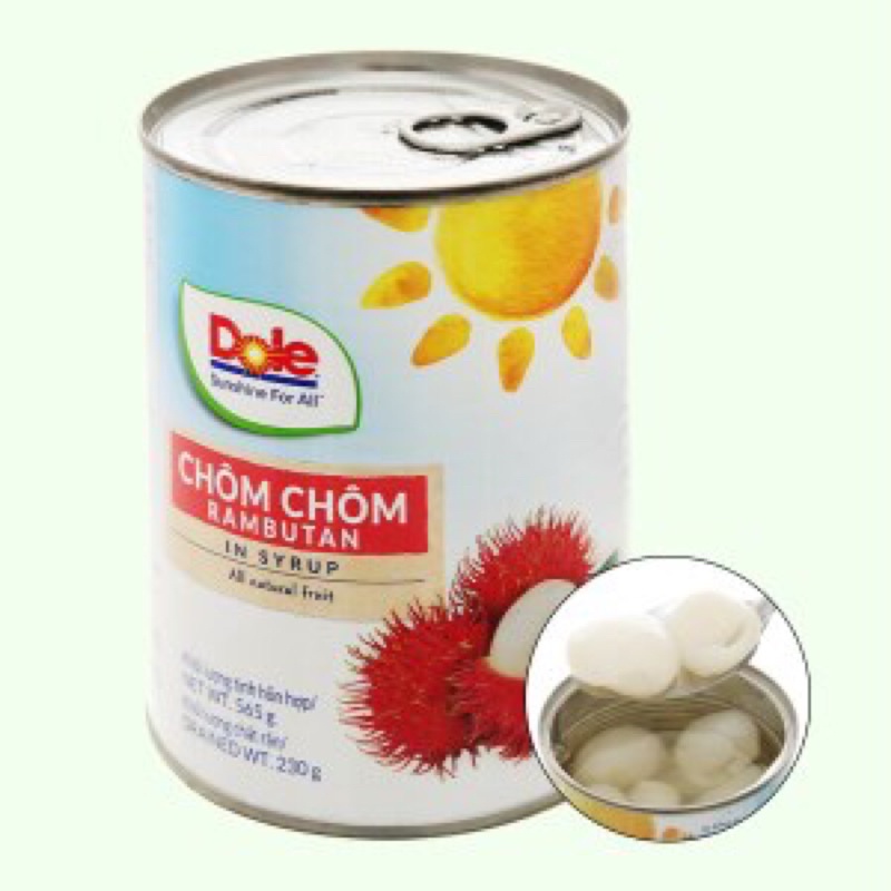 CHÔM CHÔM TƯƠI NGÂM DOLE ( 565g)