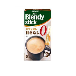 Cà Phê Sữa Không Đường Hòa Tan hiệu Blendy Stick hộp 8pcs