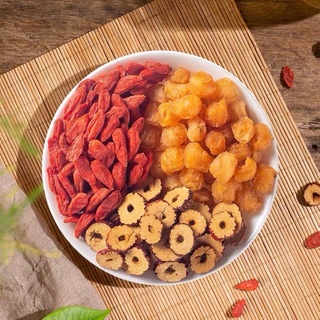 Trà táo đỏ kỉ tử long nhãn mix nụ hoa cúc hộp 20 gói - Tiệm JING