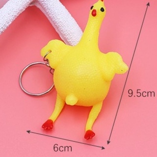 Móc khóa gà đẻ trứng độc lạ