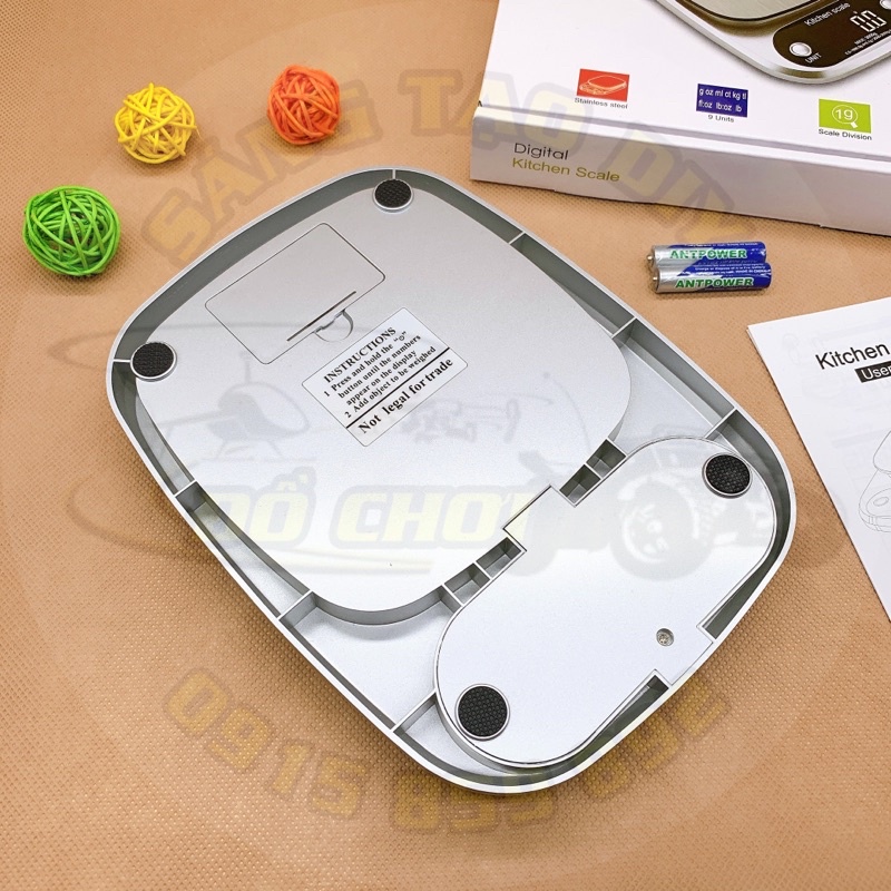 Cân tiểu ly điện tử nhà bếp mini định lượng 1g =&gt; 3kg / 5kg / 10kg. Cân có độ chính xác cao, màn hình hiển thị LCD