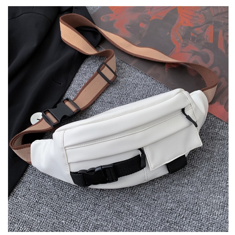 Túi đeo chéo, túi bao tử, túi unisex chất liệu da - TKM STORE | BigBuy360 - bigbuy360.vn
