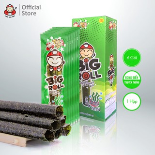 Hộp Snack Rong biển BIGROLL Vị Truyền Thống – Hộp 6 gói