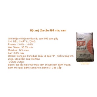 Bột mì Địa Cầu 999 - Bao 25kg