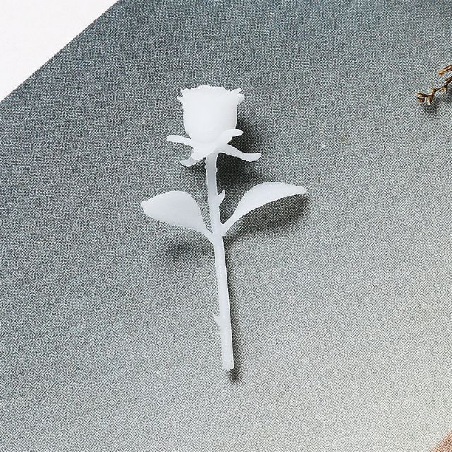 Mô hình Hoa hồng 3D - Trang trí Resin