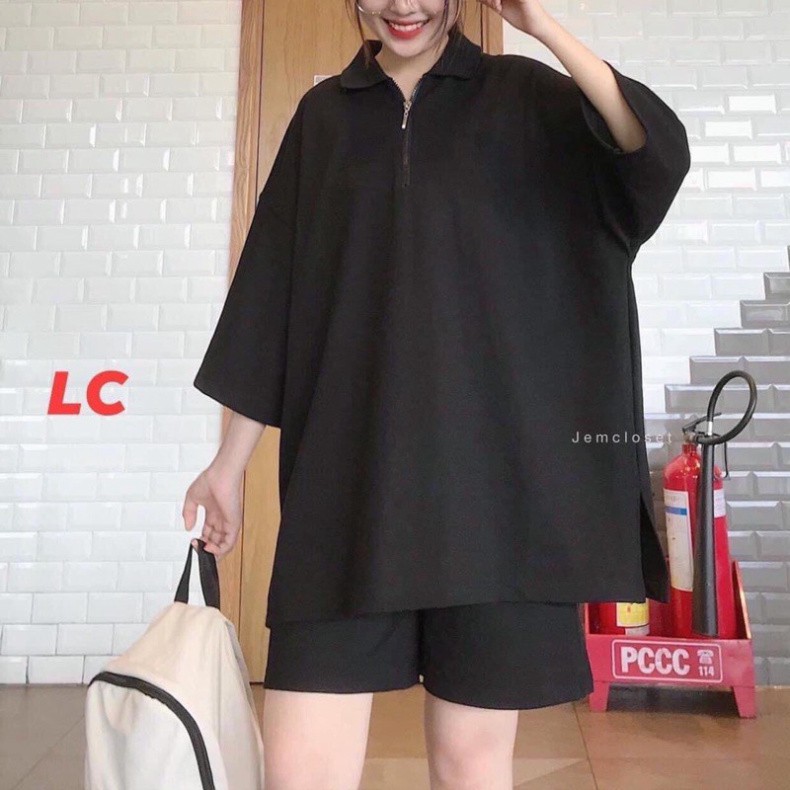 [Mã WAMT1505 giảm 10K đơn 0K] Set bộ áo Polo khoá kéo mix quần trơn ( ảnh thật 100% tự chụp ) TopOneStore | BigBuy360 - bigbuy360.vn