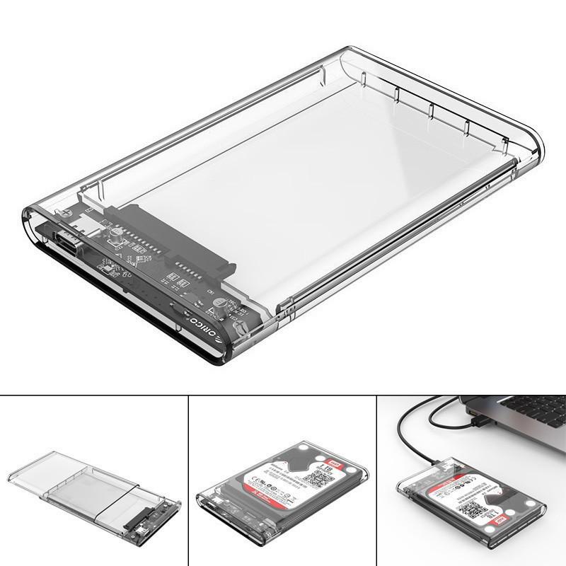 [FREESHIP] HỘP ĐỰNG Ổ CỨNG DI ĐỘNG HDD BOX 2.5 USB 3.0 GLOWAY G21U3 TRONG SUỐT