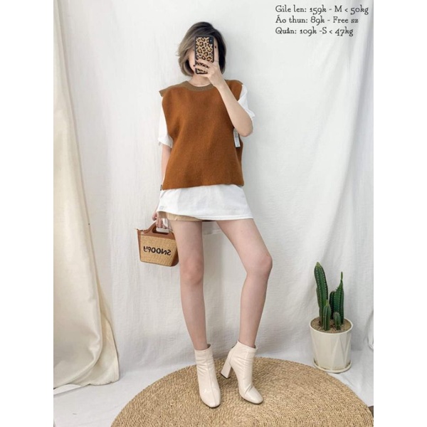 Set 3 món gile len 2hand