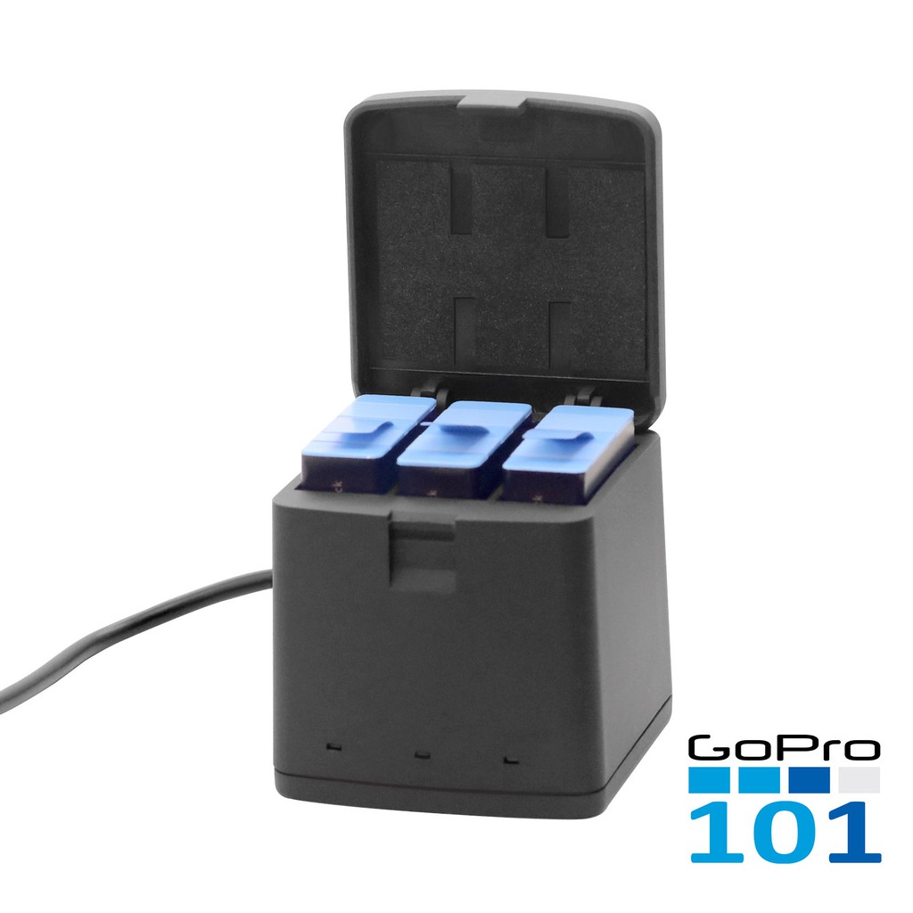 Dock sạc Go 9 3 pin OEM có nắp đậy - GoPro101 - inoxnamkim