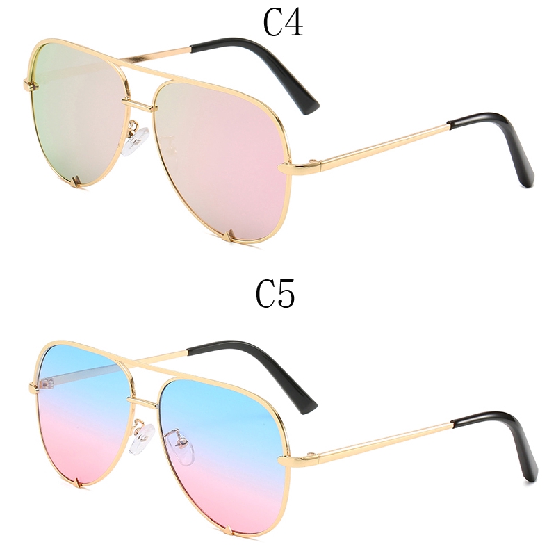 Male Aviator Outdoor Sunglasses Women Trend Double Beam Shade Glasses for Men Fashion Oval Eyewear | BigBuy360 - bigbuy360.vn