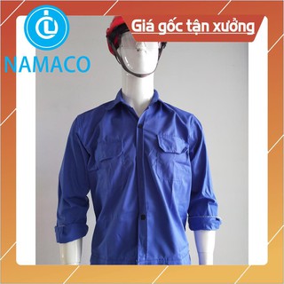 Áo Bảo Hộ Nhiều Màu - Áo Công Nhân Dài Tay - Đủ Size