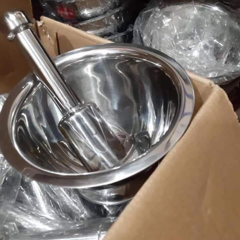 Bộ chày cối inox