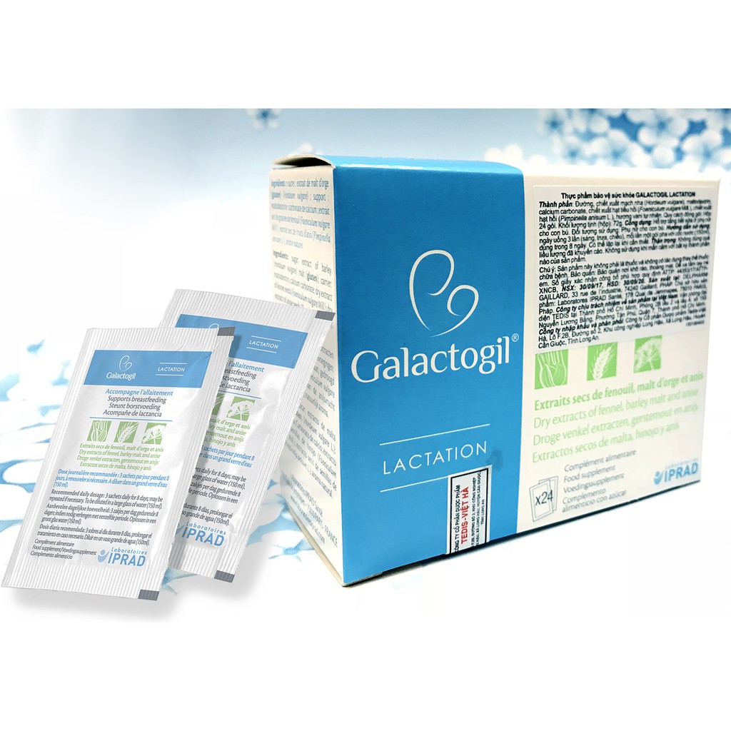 Cốm lợi sữa Galactogil Pháp (24 gói)