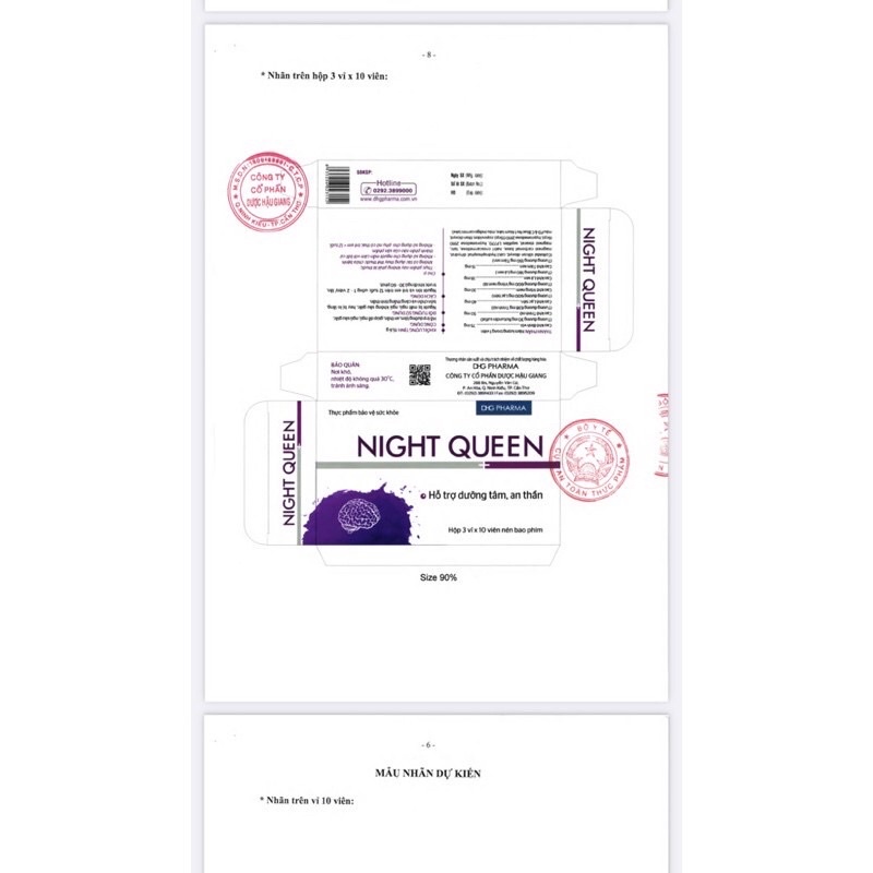 NIGHT QUEEN - CHO GIẤC NGỦ TỰ NHIÊN HỘP 30 viên