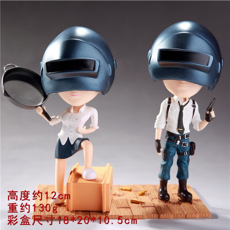 Tượng Mô Hình Nhân Vật Game Pubg Phong Cách Chibi