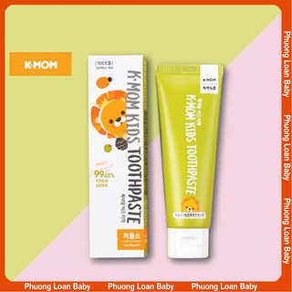 Kem đánh răng K-MOM ít Flouride cho bé 2-12 tuổi 50g