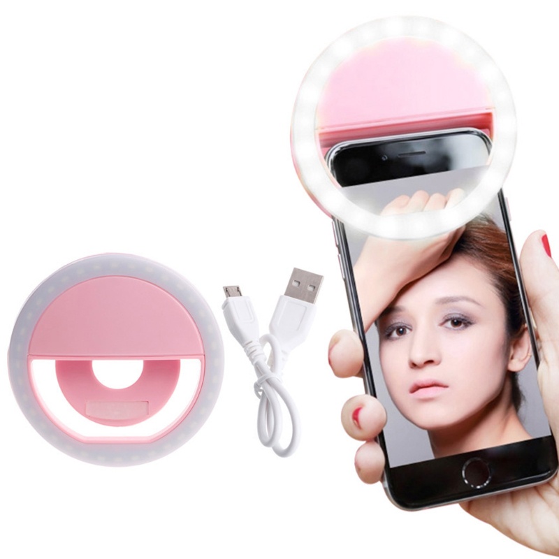Vòng Đèn LED Hỗ Trợ Chụp Ảnh Selfie Cho Điện Thoại Android