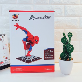 Mini Block | Đồ chơi xếp lego | - Spiderman  -  Size XL (2200 pcs)