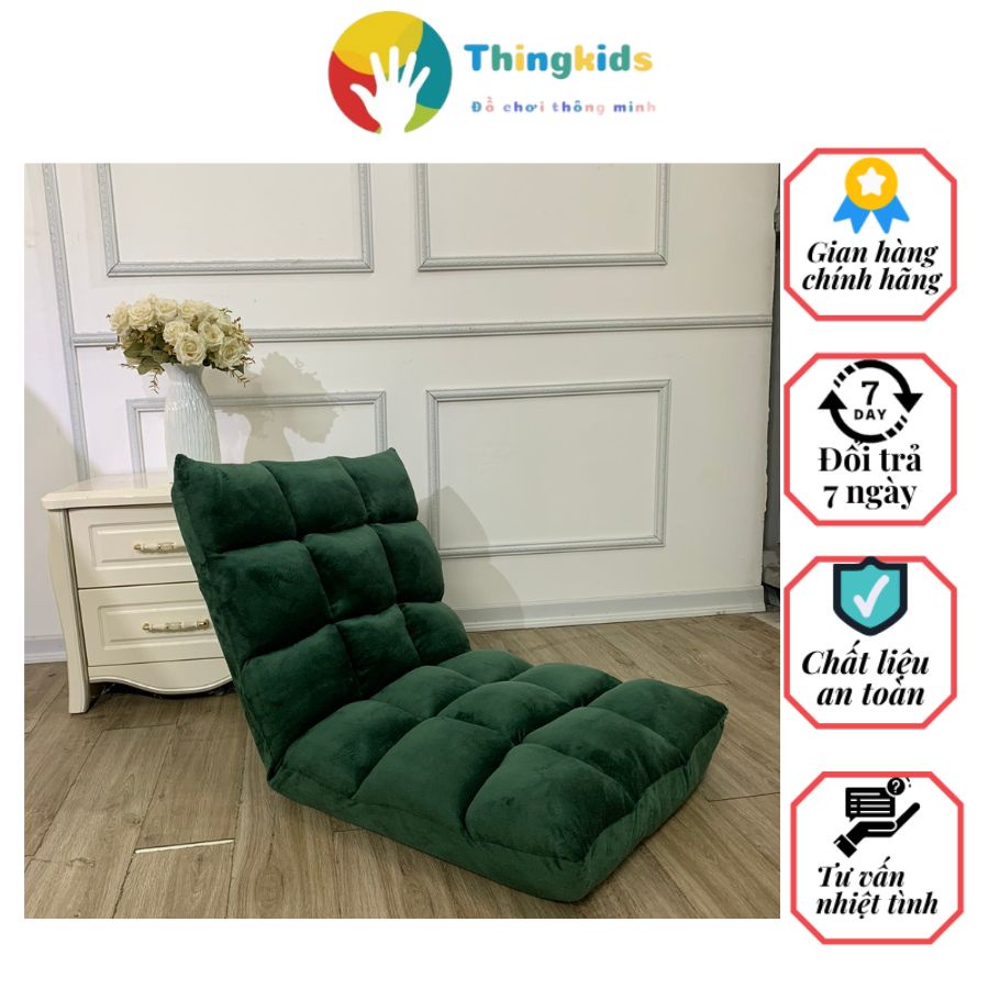 Ghế bệt tựa lưng ngồi 5 tư thế phong cách nhật bản - Thingkids