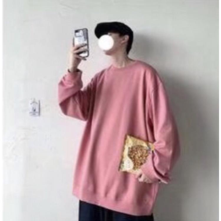 Áo Sweater Cổ Tròn, Áo Nỉ Dài Tay Form Over Size Chất Vải Da Cá Trơn Phong Cách Trẻ Trung Nắng Động.