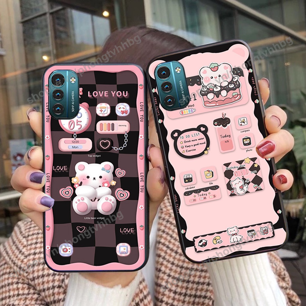 Ốp lưng Nokia G11 - Nokia G21 - Nokia 8.3 - Nokia X5 - Nokia X6 gấu,thỏ trắng , đồng hồ dễ thương cute cực đẹp