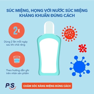 Nước xúc miệng P/S 500ml