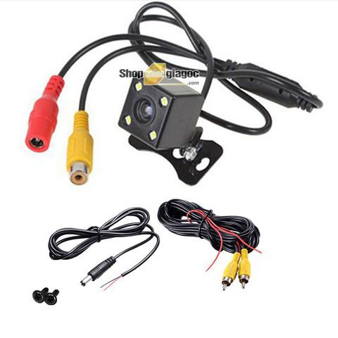 Camera lùi xe camera đỗ xe gắn xe hơi xe ô tô siêu nét nhìn rõ vị trí muốn đỗ xe kèm 4 đèn flash External Parking camera