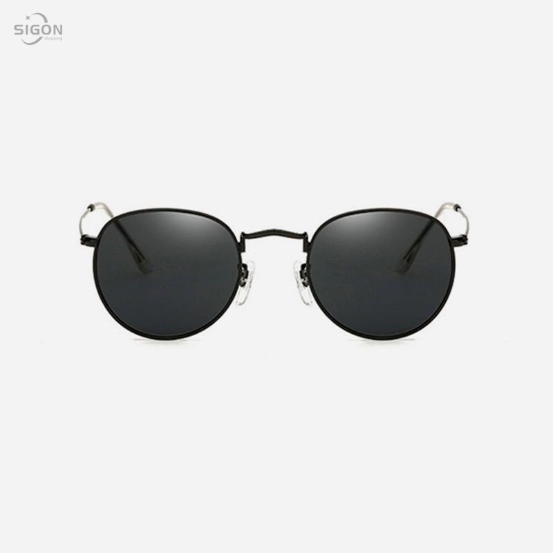 Kính mát gọng tròn phong cách retro thời trang