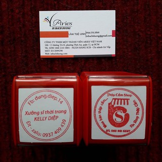 Khắc dấu VUÔNG-In Bạch Dương