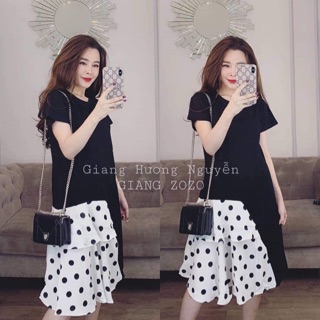 Váy maxi suông cotton loại 1 kèm video ảnh thật