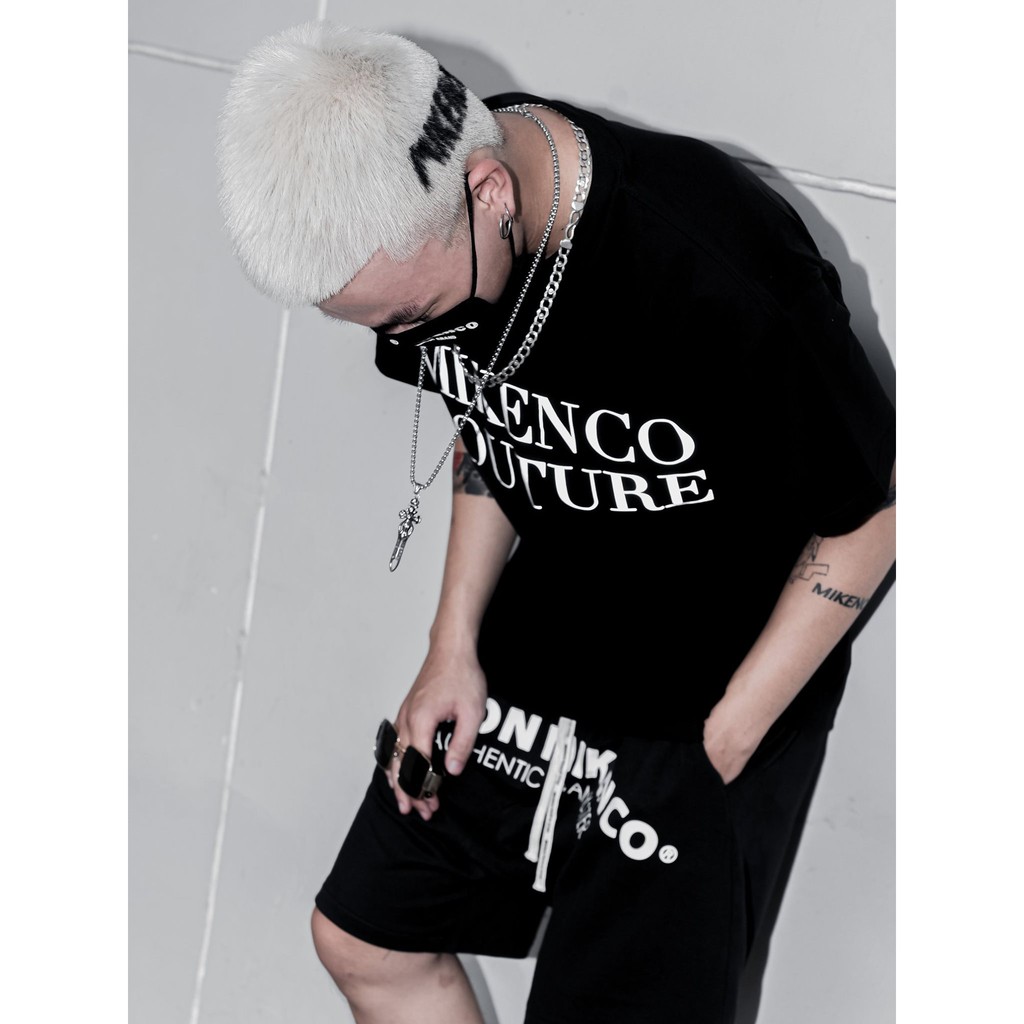 Áo phông ngắn tay unisex MIKENCO Couture Black