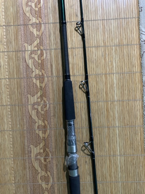 cần câu lure 2 khúc dài 2m1 siêu khoẻ khuyên fuj cần y hình giá rẻ