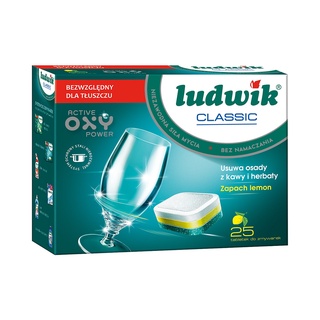 Viên rửa bát Ludwik Classic 25 viên - Dùng cho máy rửa bát