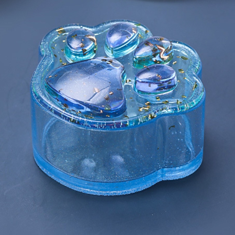 Khuôn đúc resin hình bàn chân thú cưng 3D