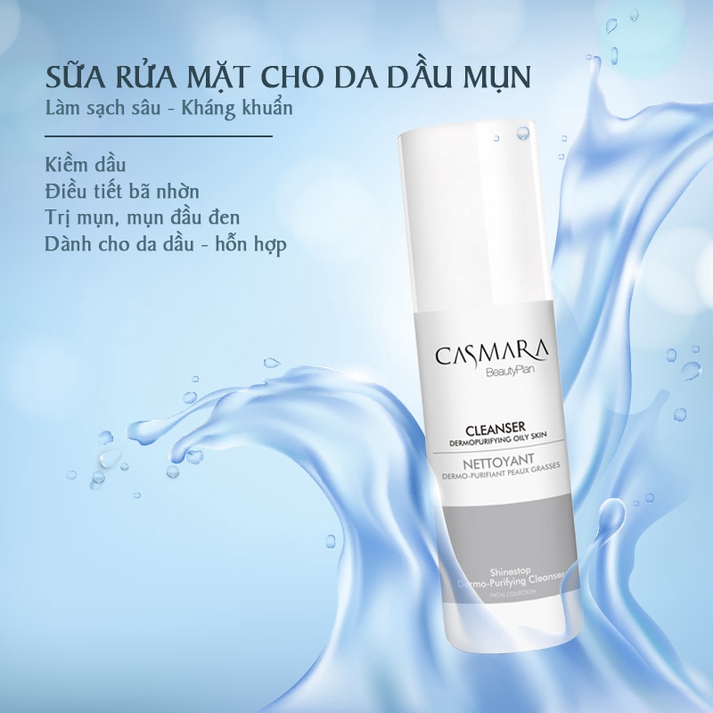 casmara cleanser dermo purifying oily skin