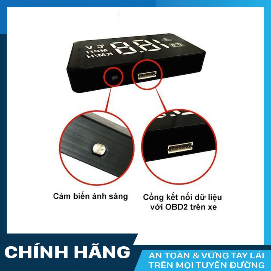 BỘ HIỂN THỊ TỐC ĐỘ HUD A100 dành cho xe hơi