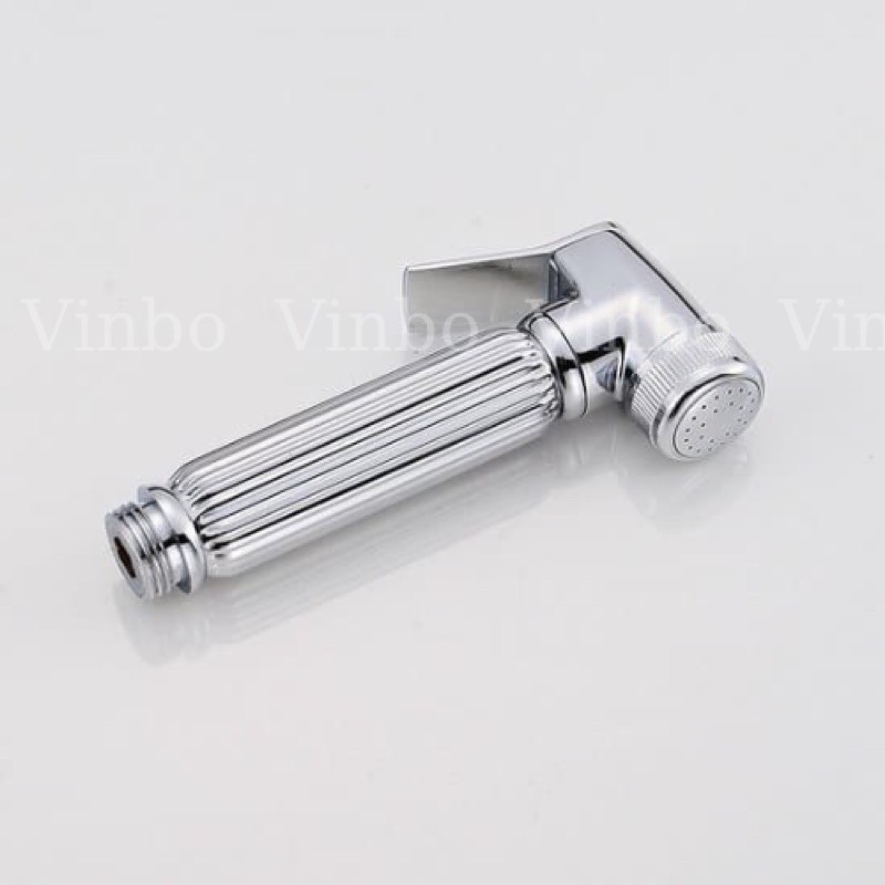 Vòi xịt vệ sinh nhà tắm inox 304 Richter Store mạ vàng dùng xịt rửa nhà tắm siêu mạnh, dây dài 1m5 bền bỉ