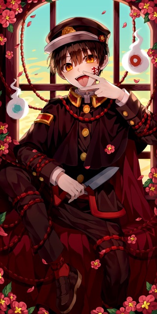 5 poster hanako-kun , tranh dán tường hanako-kun