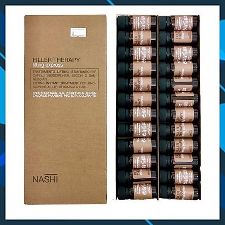 [NASHI] Huyết thanh tái tạo Filler Express Hair Repair collagen, keratin phục hồi tóc hư tổn siêu mượt Italia 8ml