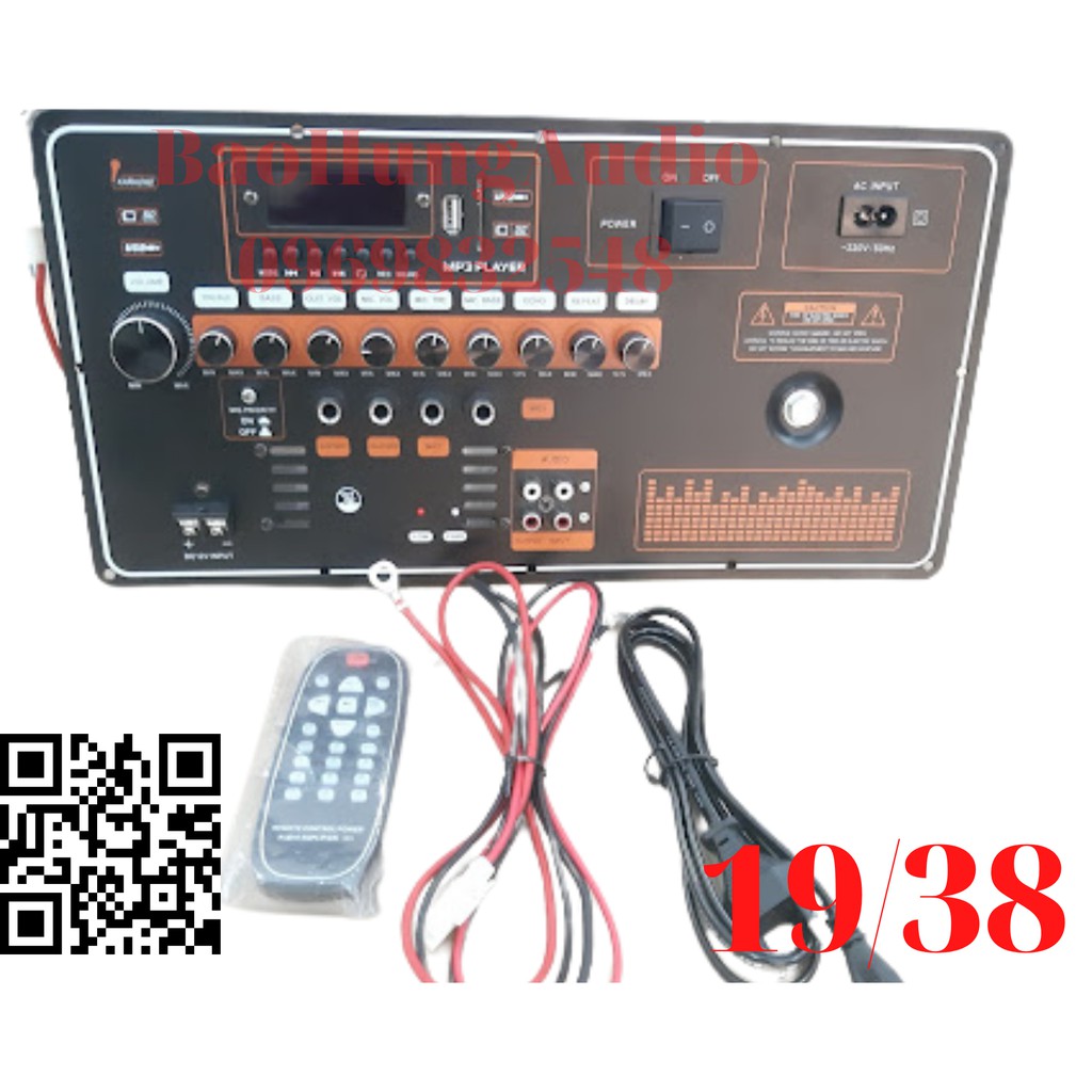 Bo mạch công suất lớn nguồn xuyến T20 19/38 chuyên lắp cho loa kéo đôi, loa kéo đơn 4 tấc 5 tấc.