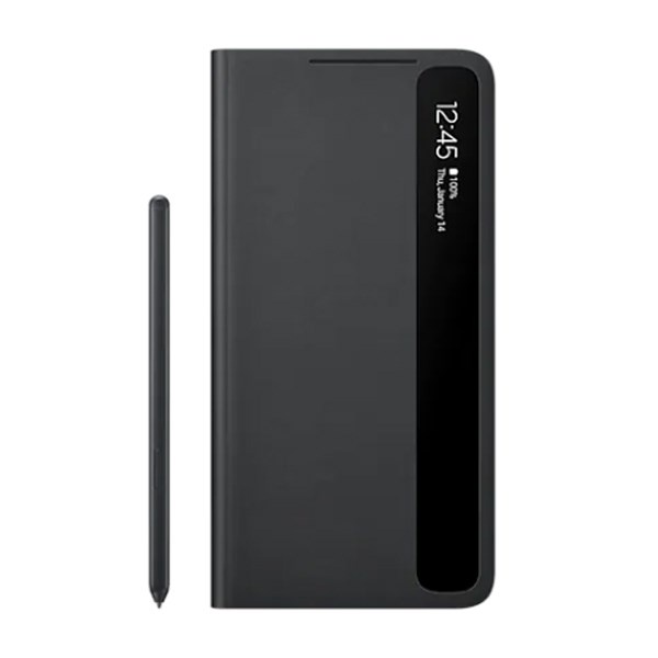 Bao Da Smart Clear View Kèm Bút SPen Samsung Galaxy S21 Ultra Chính hãng