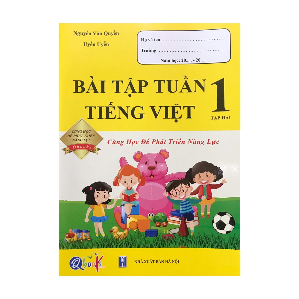 Sách Bài tập tuần tiếng việt lớp 1 tập 2 ( Cùng học để phát triển năng lực )