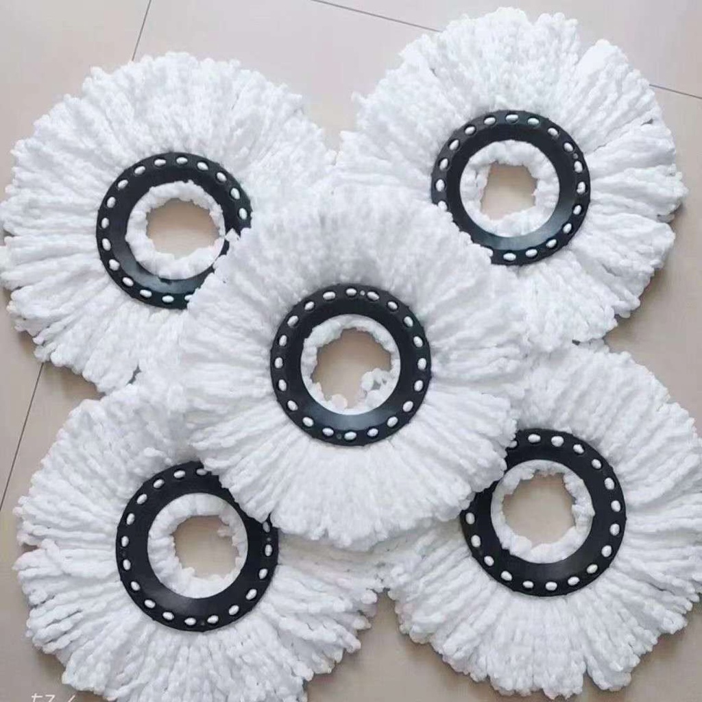 Bông Lau Nhà Thay Thế 360 Sợi Bông Thấm Hút Sạch Dùng Cho Nhiều Loại Chổi 360