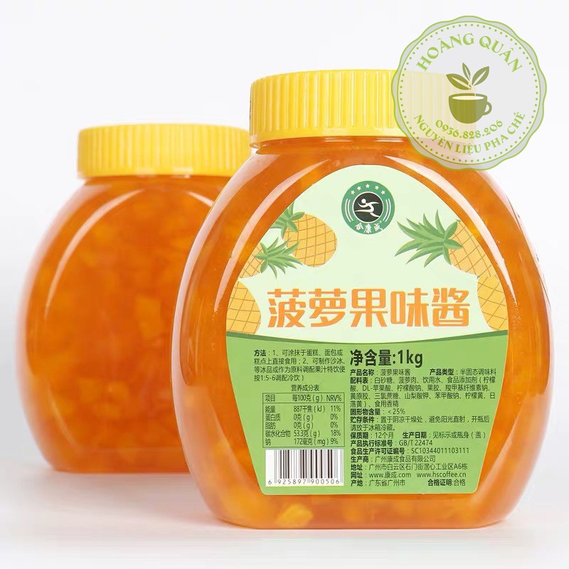 Mứt dứa Hekhang người xanh